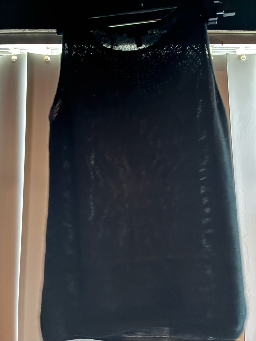 Talbots Black Knit Sleeveless Top